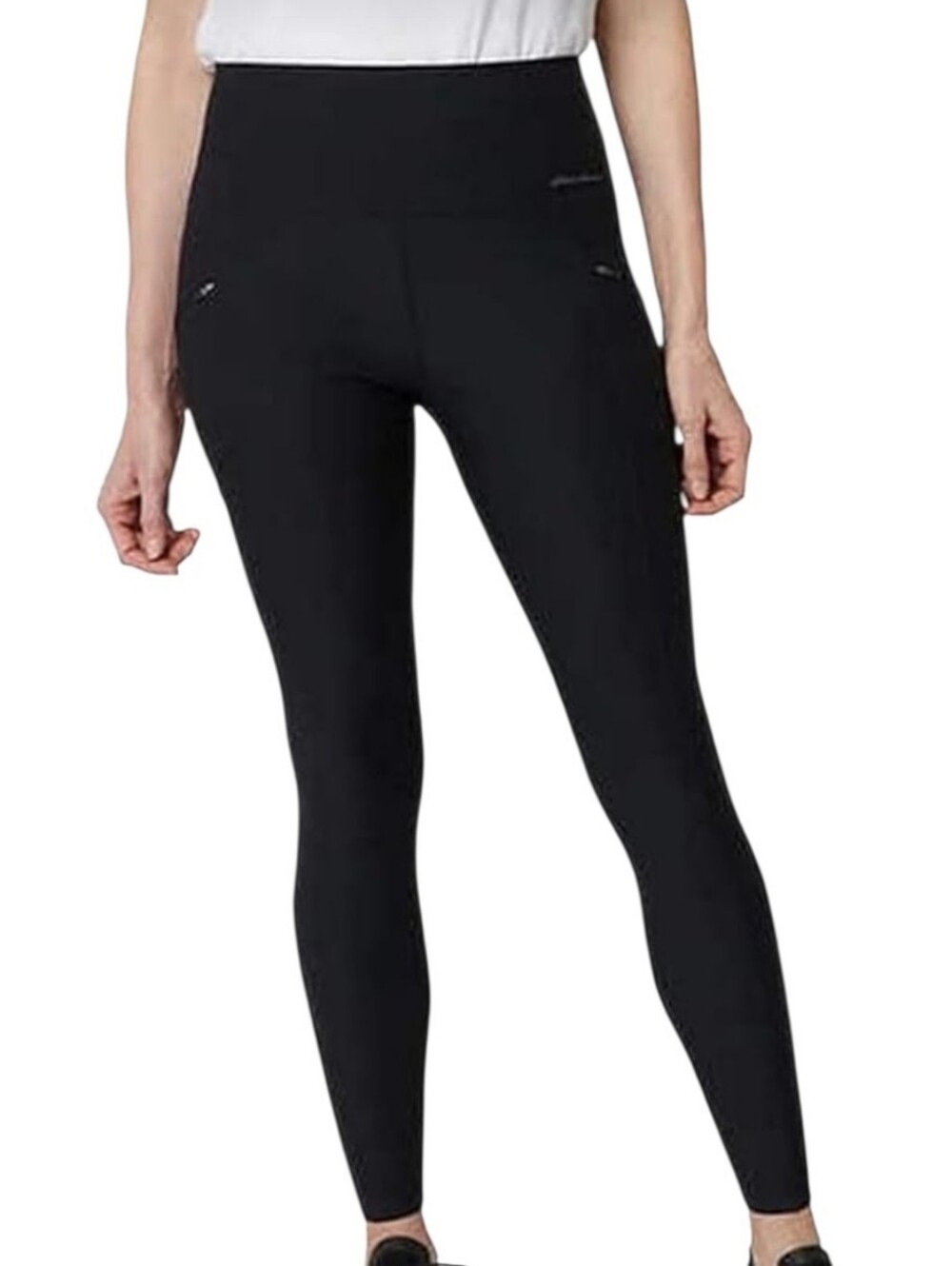 Eddie Bauer Black Athletic Leggings with Side Pockets